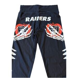 RAIDERS Women’s Skull Leggings M Skelton Halloween Sexy Yoga Pants Pumpkin NFL